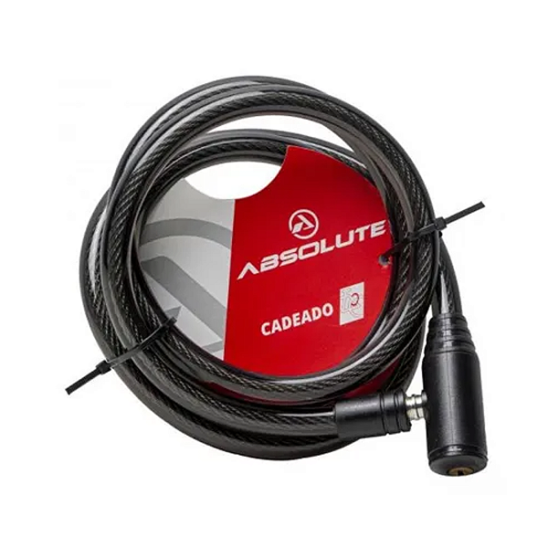 CADEADO 1,0MX12MM ESPIRAL, CHAVE, PTO