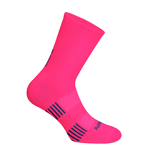 MEIA CICLISMO FURBO PURE / ROSA NEON TAM - P