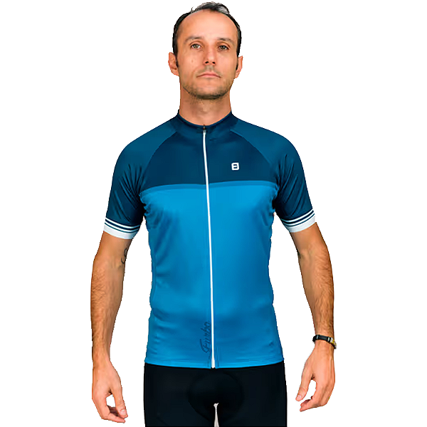 CAMISA CICLISMO F13 FURBO MCURTA ZL ZB OCEAN MASC - TAM XG