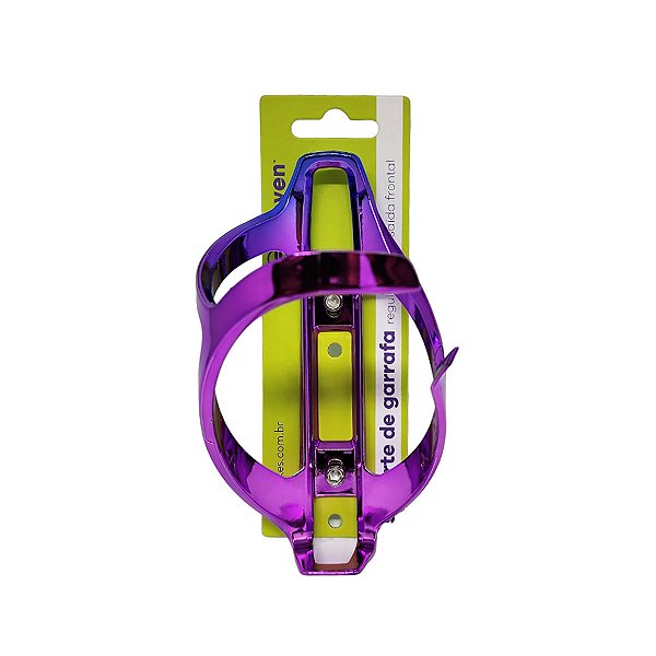 SUPORTE GARRAFA ELLEVEN BICOLOR AZUL/ROXO