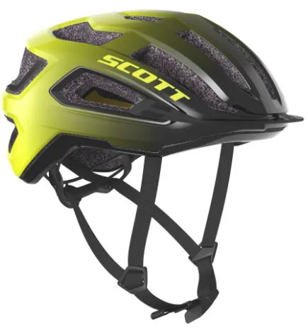 CAPACETE CICLISMO SCOTT ARX PLUS MIPS PRETO/AMARELO 2024 TAM - M