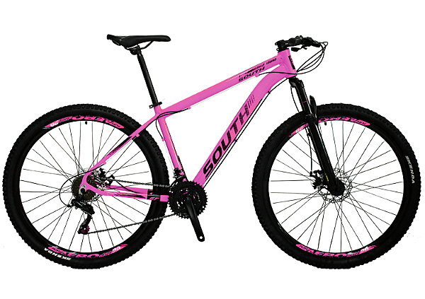 BICICLETA SOUTH LEGEND ROSA ARO 29 21V TAM - 15