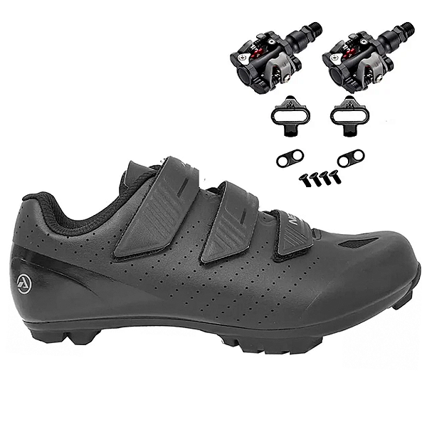 SAPATILHA NERO E PEDAL CLIP 42 BR