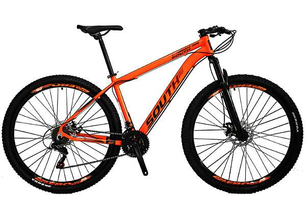 BICICLETA SOUTH STORM LARANJA ARO 29 21V TAM - 19