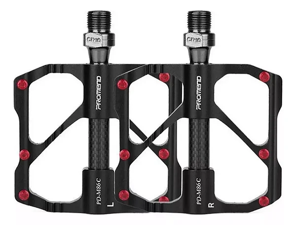 PEDAL PREMOND MTB ALUM./CARBON PRETO