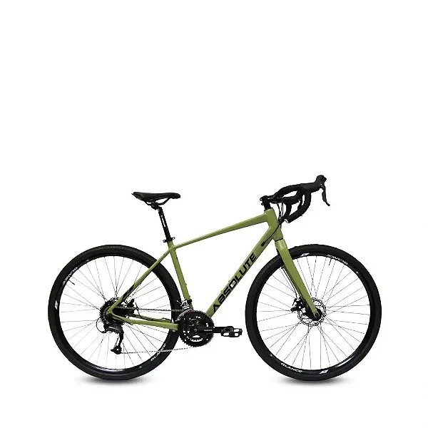 BICICLETA GRAVEL ABSOLUTE VERDE OLIVA TAM - L