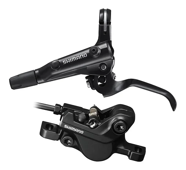 CONJUNTO FREIO SHIMANO MT501 DISCO HID. DIANTEIRO. MOD. 02 PRETO