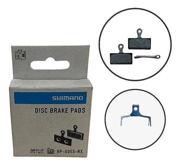 PASTILHA DE FREIO RESINA G05S COM MOLA