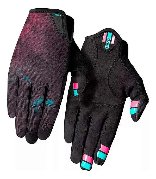 LUVA FEMININA. GIRO LA DND PRETO/MANCHAS. M