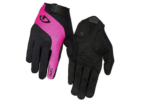LUVA FEMININA GIRO TESSA LF PRETO/ROSA TAM. P