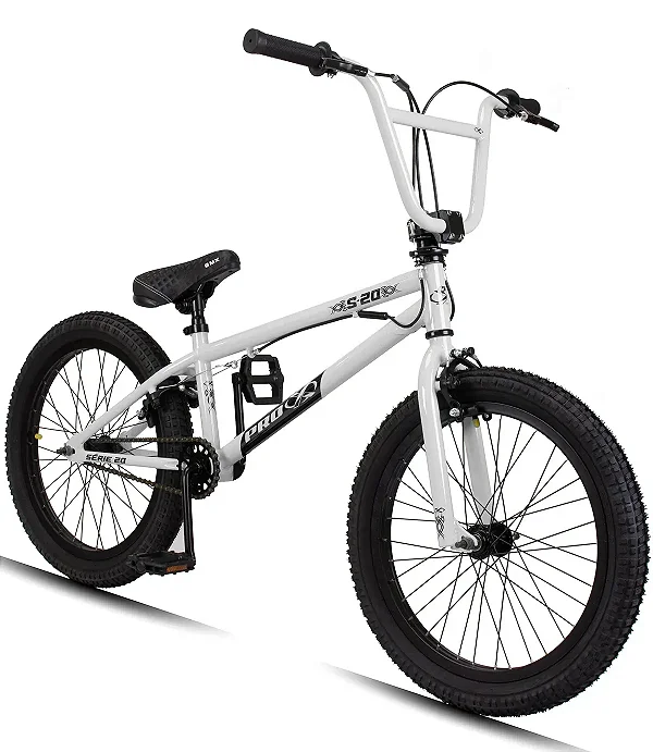 Bicicleta Bmx Serie 20 Aro 20 Aço Pro-x Branca