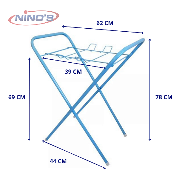 Suporte Para Banheira Azul Ninos