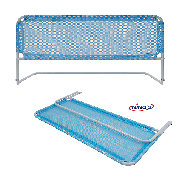 Mini Grade de cama Simples Azul Ninos