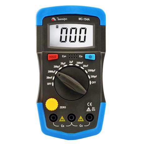 Capacimetro Digital 20.000UF MC-154A Data Hold Minipa