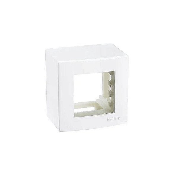 Caixa de Sobrepor 2 Posições Branco Sleek Margirius