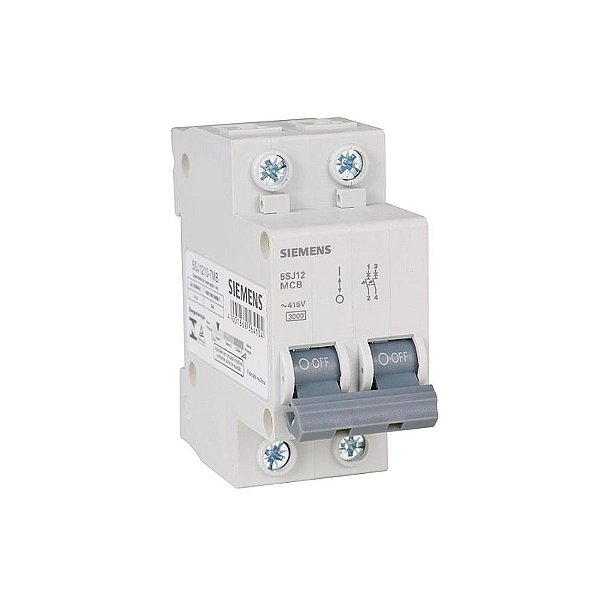 Mini Disjuntor Residencial 40A Bipolar Curva C 5SJ1 240-7MB Siemens