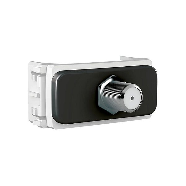 Módulo Tomada TV/Video Coaxial Preto Composé Weg