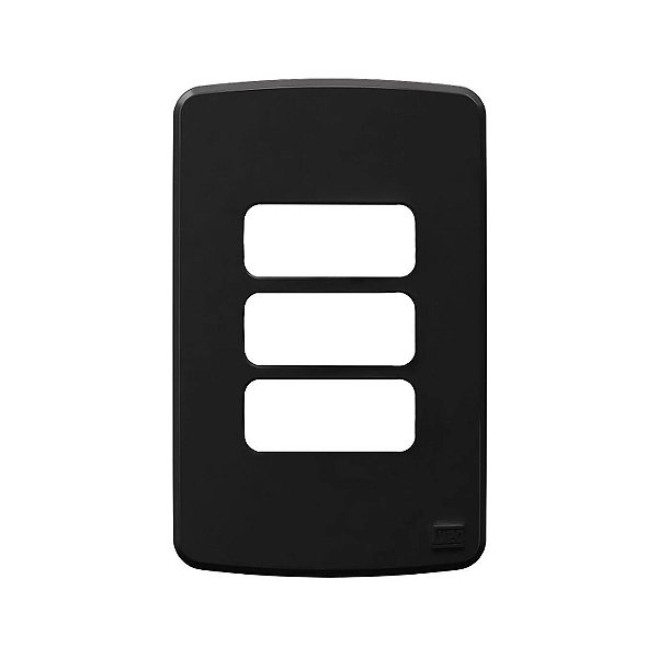 Placa Weg Composé 4X2 3 Posições Preto