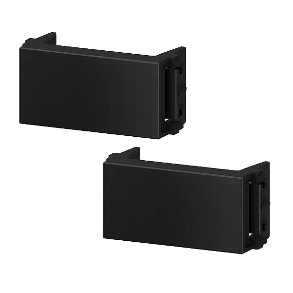 Módulo Cego Preto com 2 Peças Refinatto
