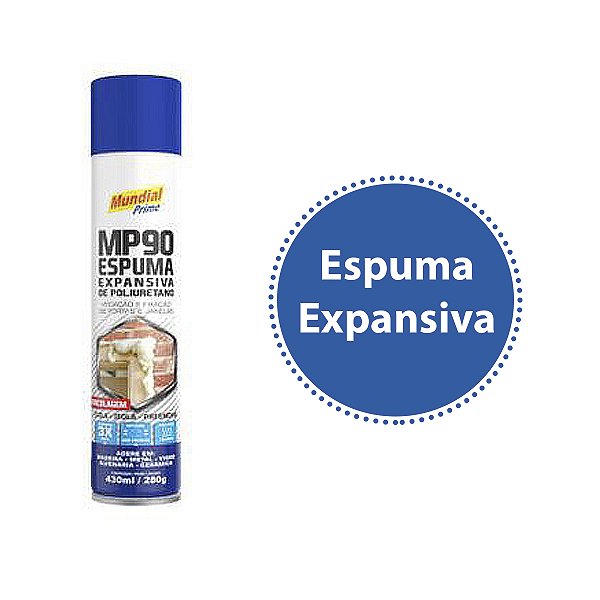 Espuma Expansiva Poliuretano 430ml Mundial Prime