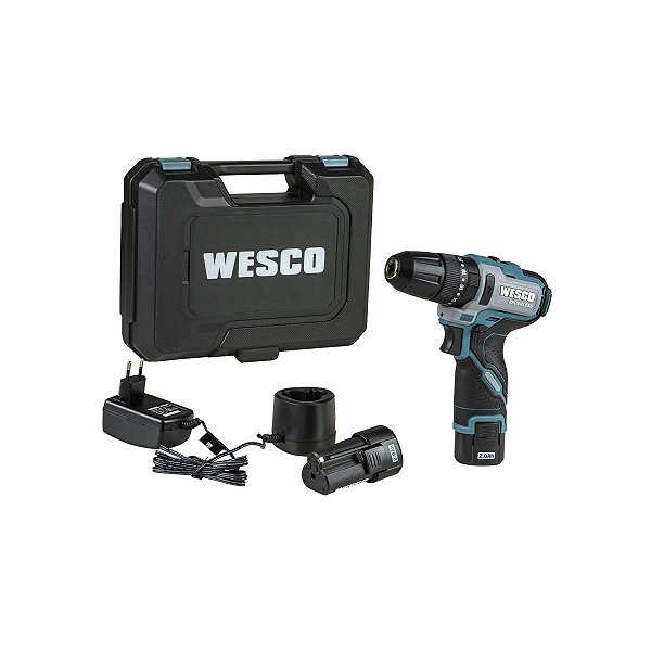 Furadeira de Impacto Brushless 12V Wesco 10 anos de Garantia