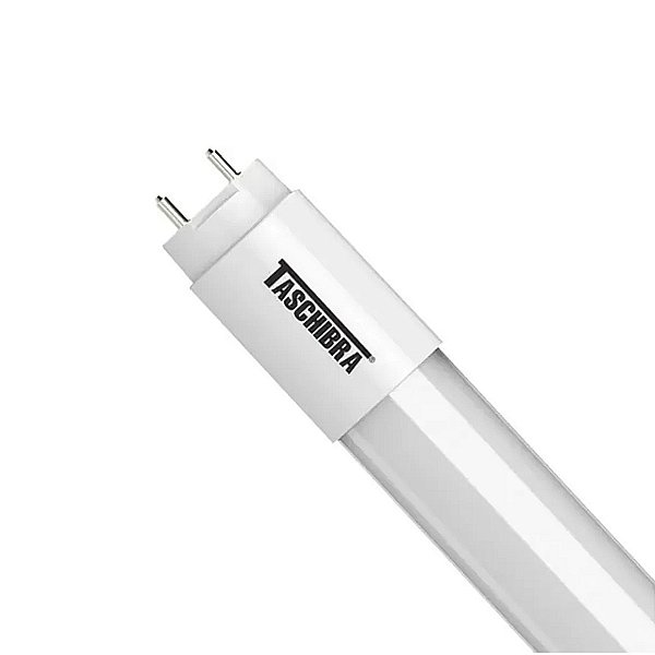 Lâmpada Led Tubular 9,9W 60CM T8 Bivolt 6500K Branca Vidro Taschibra