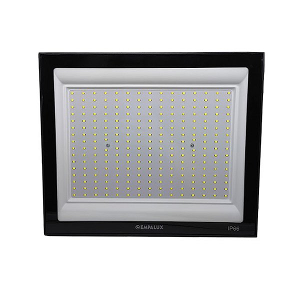 Refletor Led 300W Bivolt IP66 6500K 24000 Lumens Branco Frio Empalux
