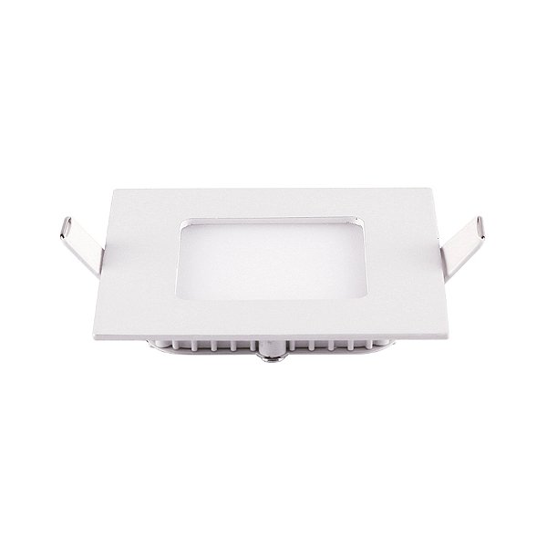 Painel Led de Embutir Quadrado  6W Bivolt 6500K 400 Lumens 11,8CM Blumenau