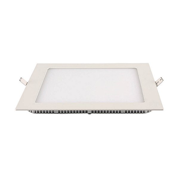 Painel Led de Embutir Quadrado 12W Bivolt 4000K 900 Lumens 17CM Blumenau