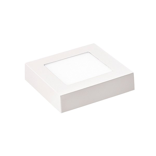 Painel Led de Sobrepor Quadrado  6W Bivolt 6500K 400 Lumens 11,3CM Blumenau