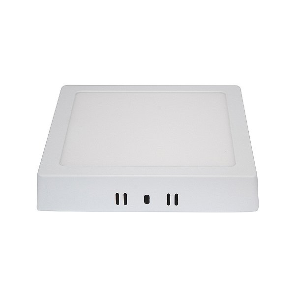 Painel Led de Sobrepor Quadrado 12W Bivolt 3000K 900 Lumens 16,3CM Blumenau