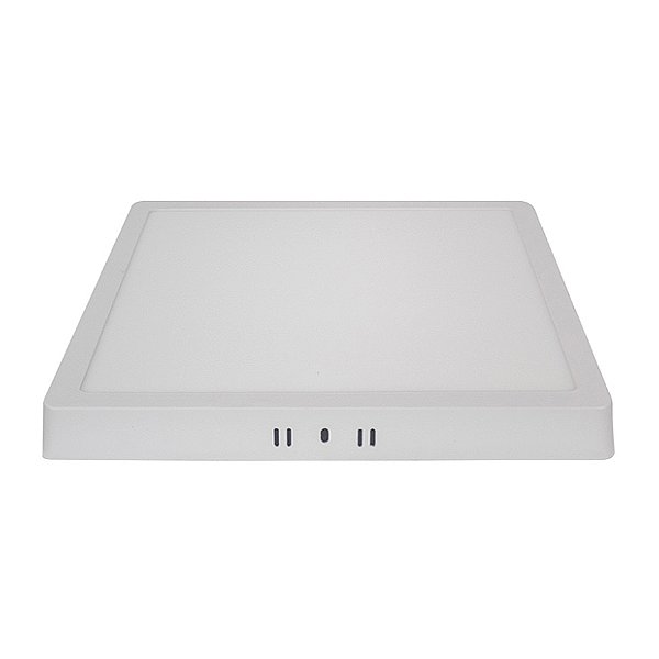 Painel Led de Sobrepor Quadrado 24W Bivolt 3000K 1800 Lumens 28,3CM Blumenau