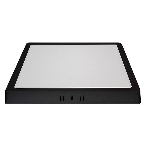 Painel Led de Sobrepor Quadrado 24W Bivolt 4100K Preto 1800 Lumens 28,3CM Blumenau