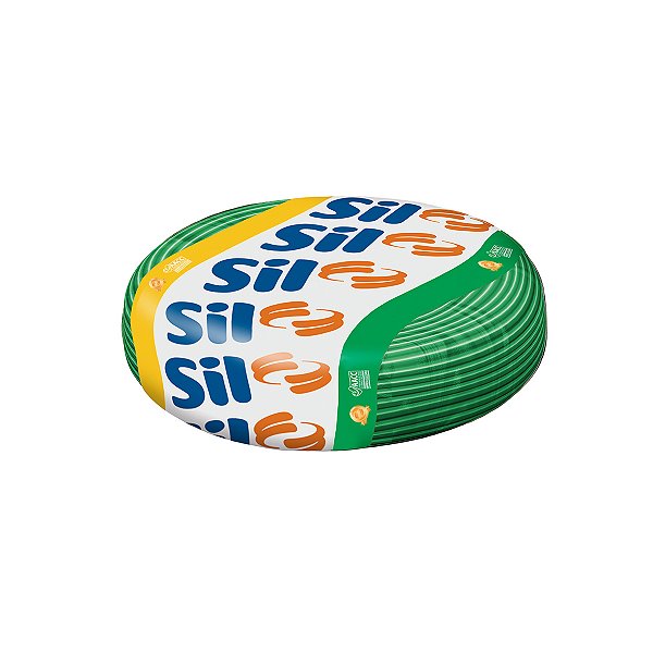 Cabo Flexível 750V  4.0mm Verde Rolo 100mtss Classe 5 Sil