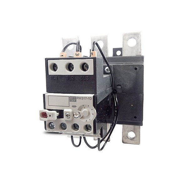 Relé Térmico de Sobrecarga 200A a 310A RW 317D para CWM112-450 Tripolar Weg