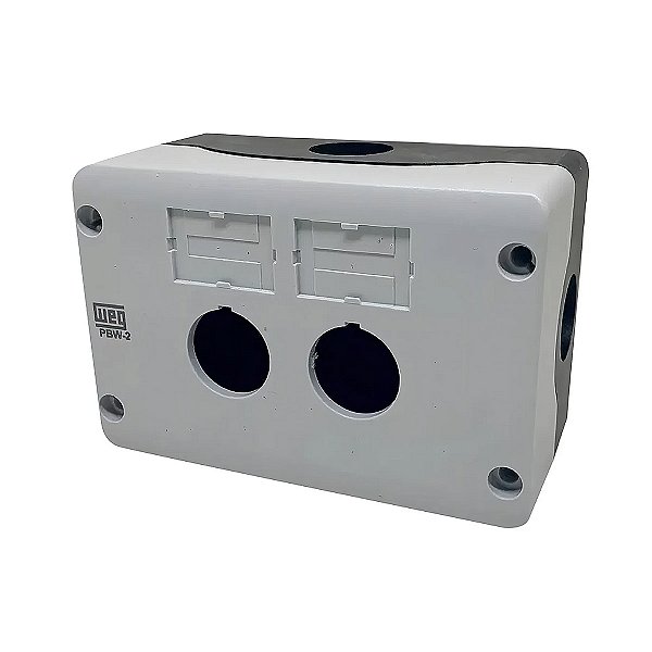 Caixa Plástica CSW para Botoeira PBW-2 2 Furos 22MM Weg