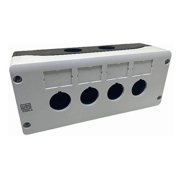 Caixa Plástica CSW para Botoeira PBW-4 4 Furos 22MM Weg
