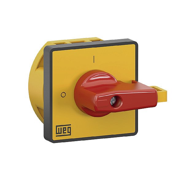 Chave Seccionadora 12A Bipolar MSW12 P2H Com Manopla Topo NR12 Weg