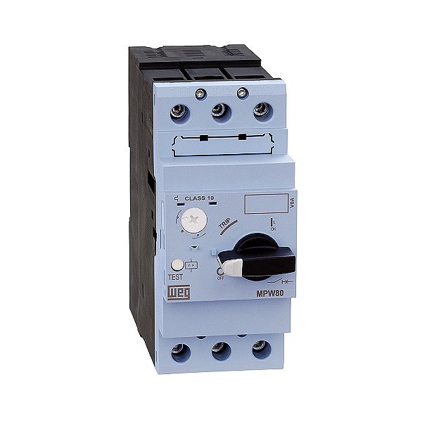 Disjuntor Motor Tripolar 40A a 50A MPW 80 Weg