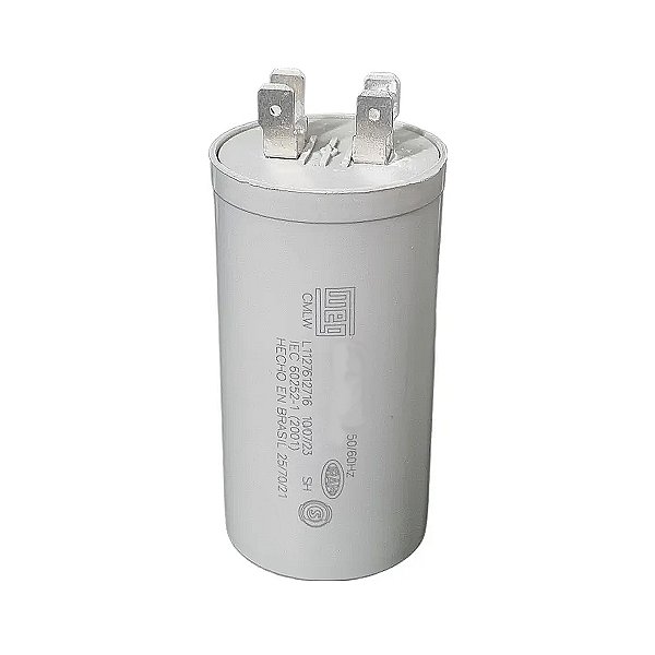 Capacitor Permanente 250V 50UF Sem Rabicho Weg