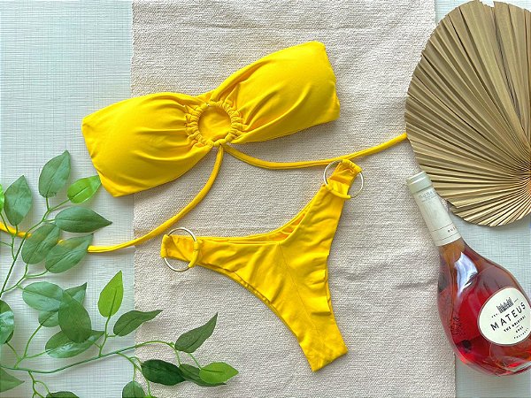 BIQUINI ARGOLAS AMARELO