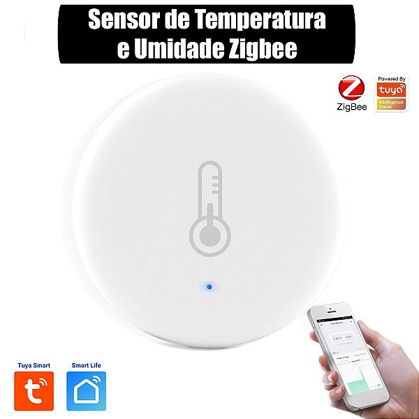 Sensor de Temperatura e Umidade Zigbee Nova Digital - Tuya