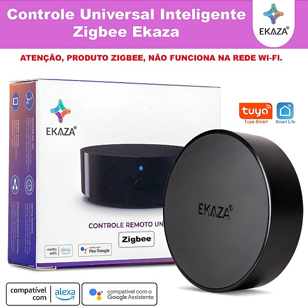 Controle Universal Inteligente Zigbee Tuya Ekaza