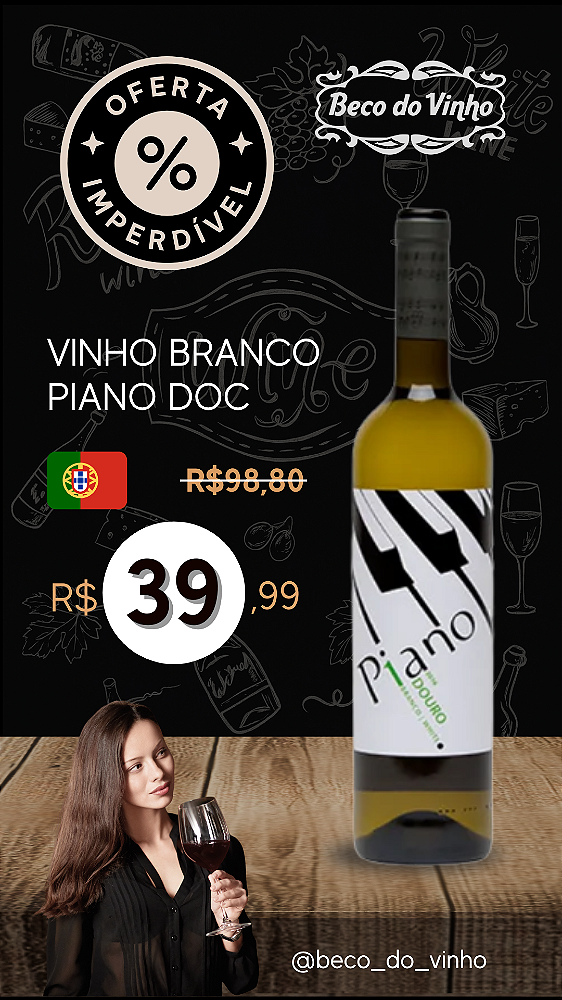 Vinho Branco Piano Doc