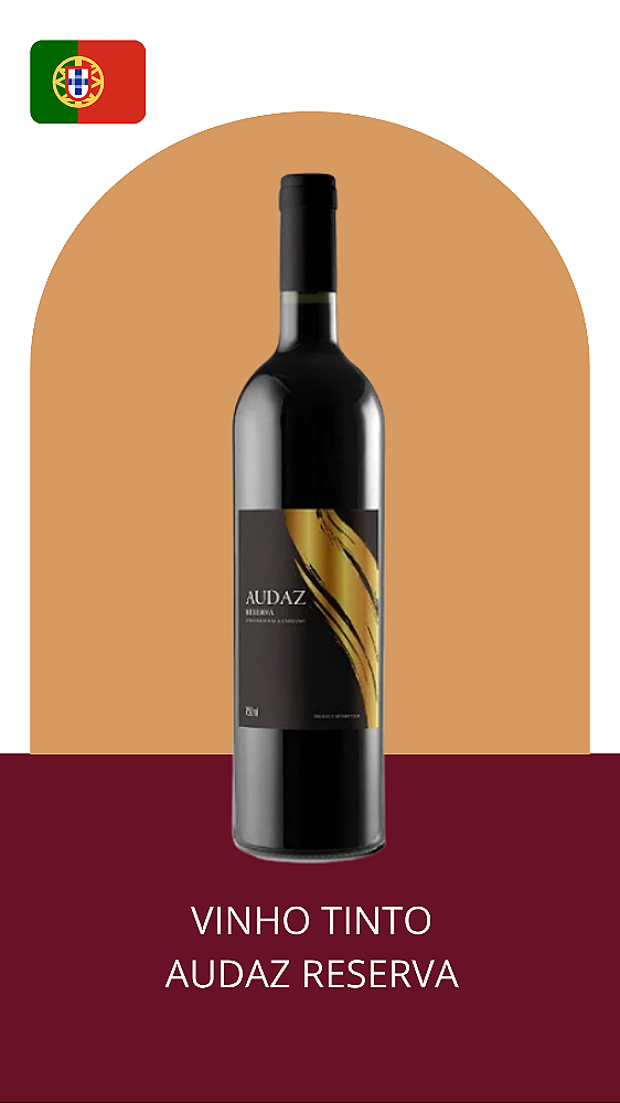 Vinho Tinto Audaz Reserva 2018