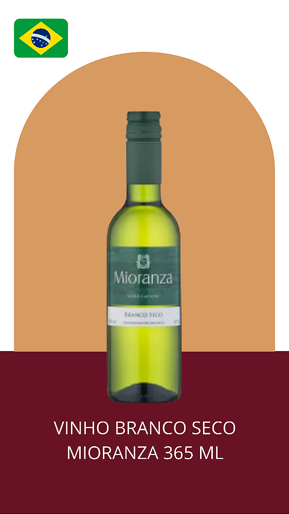 Vinho Branco Seco Mioranza 365 ml