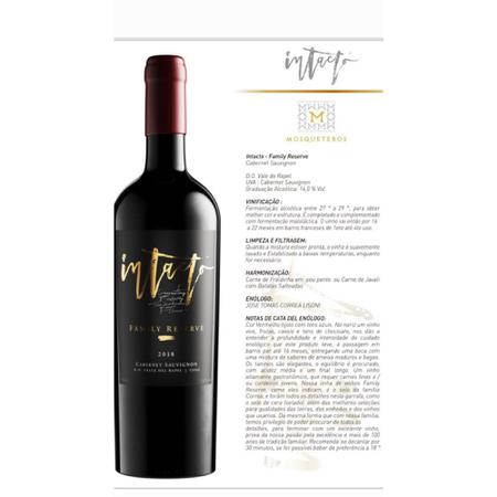 Vinho Tinto Intacto Family Reserve Cabernet Sauvignon