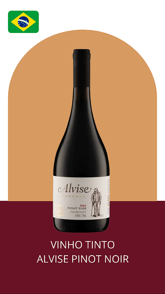 Vinho tinto Alvise pinot Noir