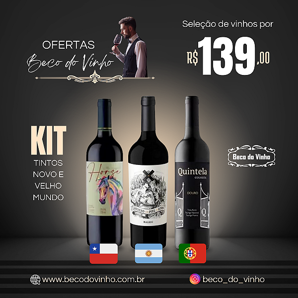 KIT Sabores do Velho e Novo Mundo