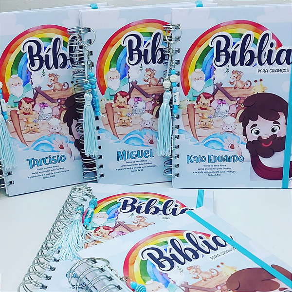Bíblia infantil (Personalizada com nome na capa)